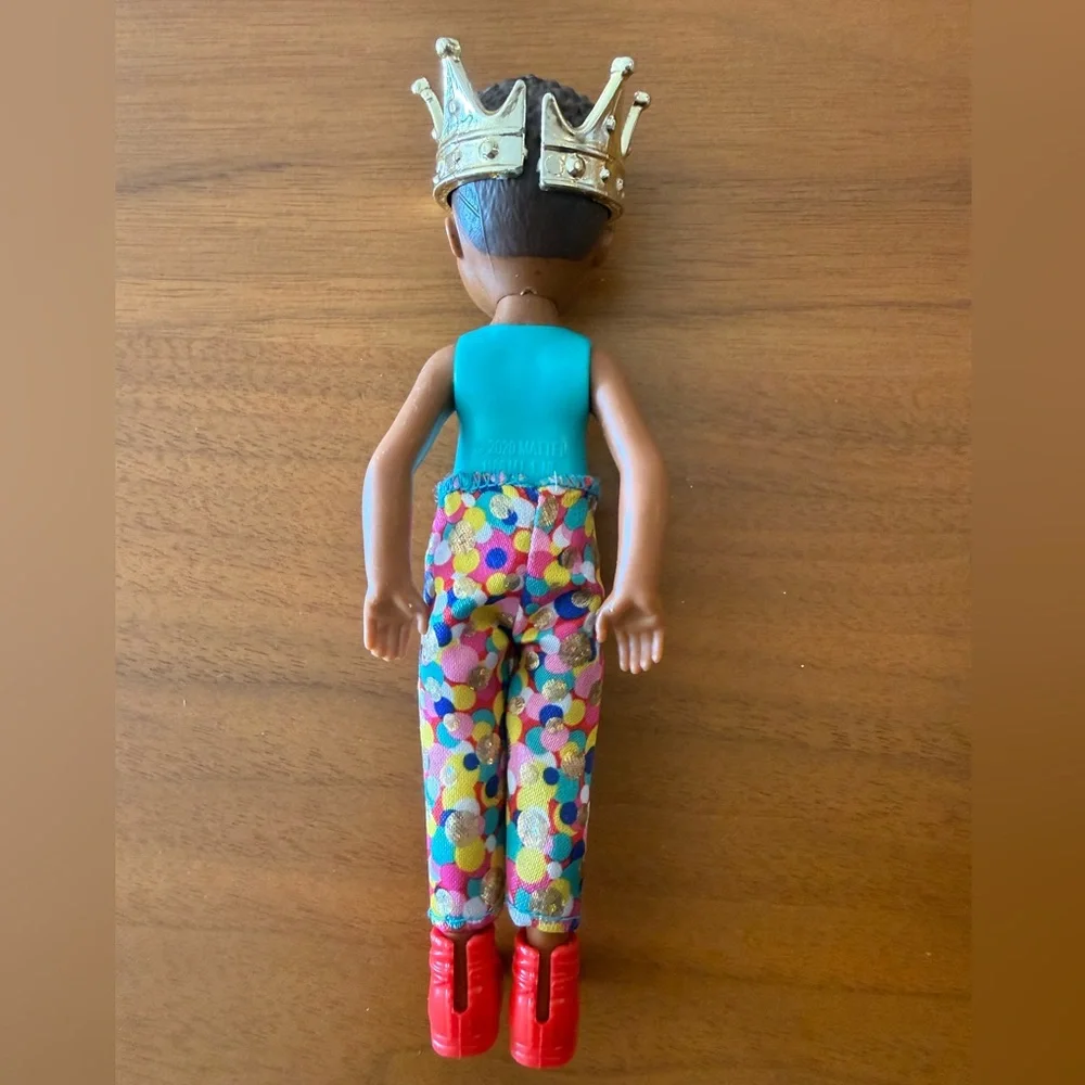 Barbie Chelsea Surprise Party Color Reveal Boy Doll with CROWN SHOES BALLOON